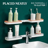AquaSpin™ Eck Organizer — Transform any corner of your bathroom into effortless, dry, mold-free storage
