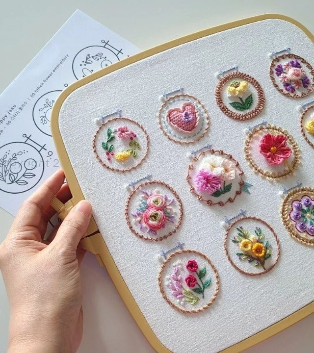 BloomMuse™ Frame Stitching Kit – Create Calm, Beauty, and Joy at Home
