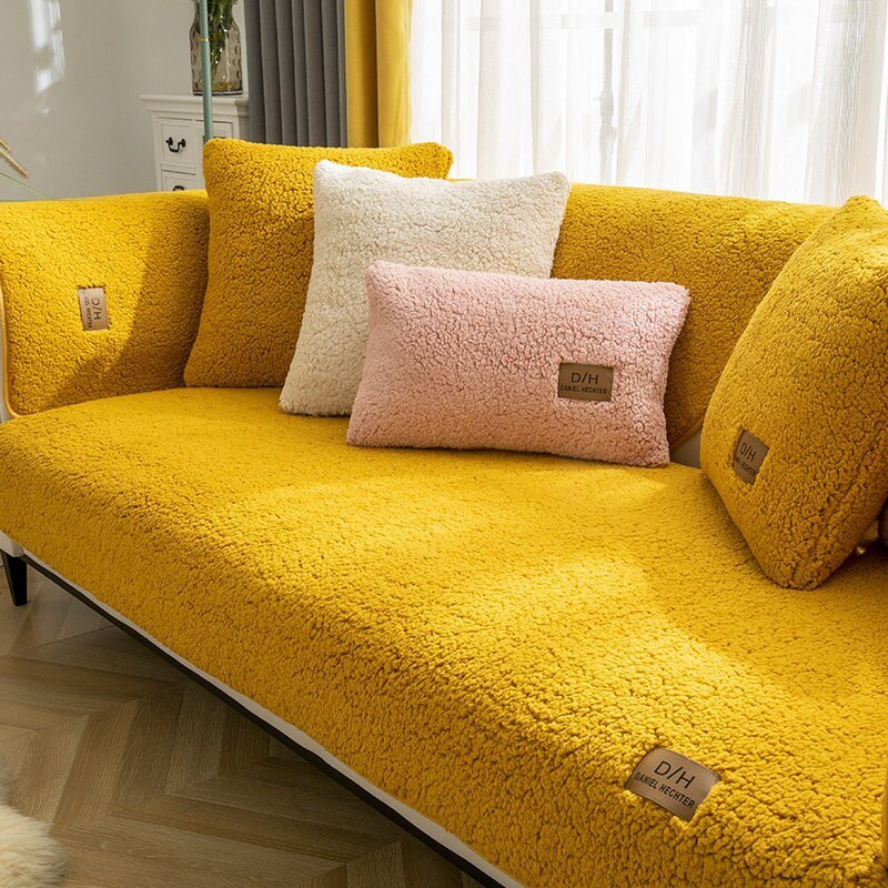 CloudNest™ — Cover your sofa with cloud-soft softness and unwavering comfort
