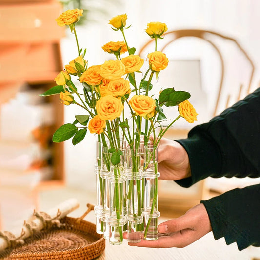 FlexiVase™ – Test Tube Flower Glass Vases