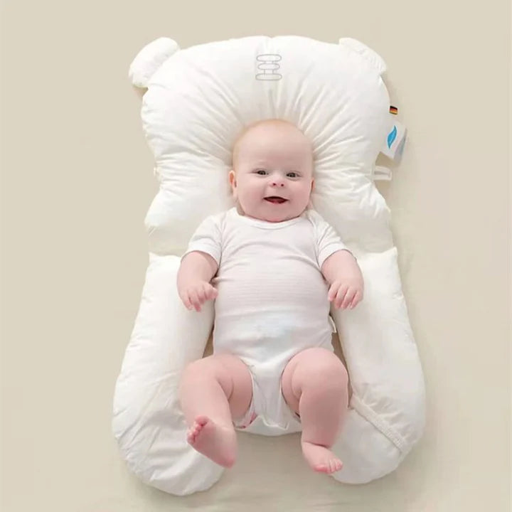 SleepNest™ — Cradle her head, soothe her night, shape her future