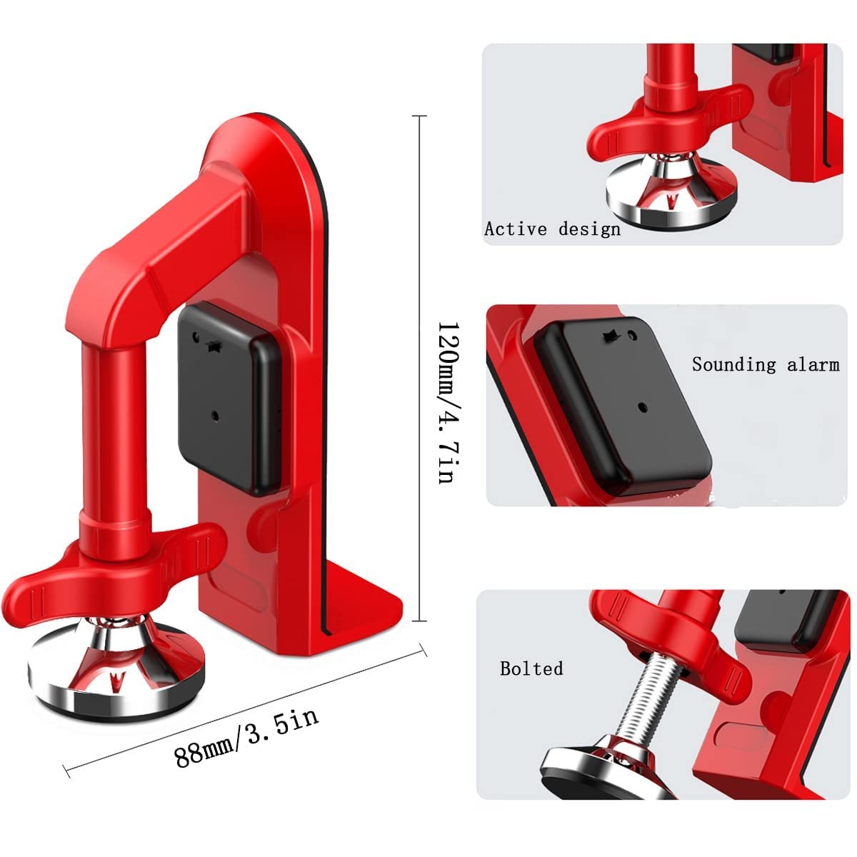 GuardianGrip™ — Instant Secure Feeling with Unbreakable Door Protection and Panic Alarm Safety