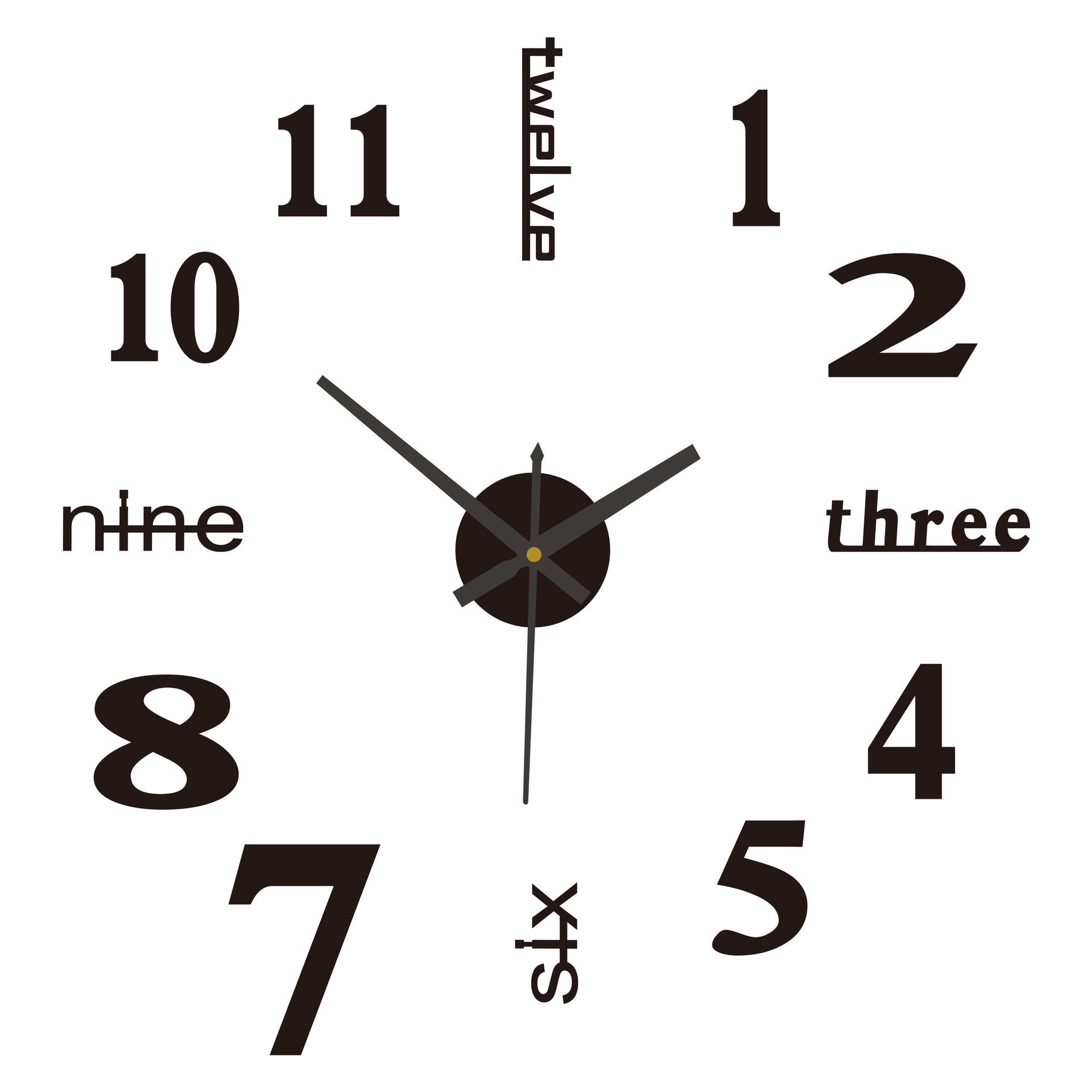 LucentAura™ 3D Wall Clock – Transform Your Room with Silent Elegance and Captivating Depth