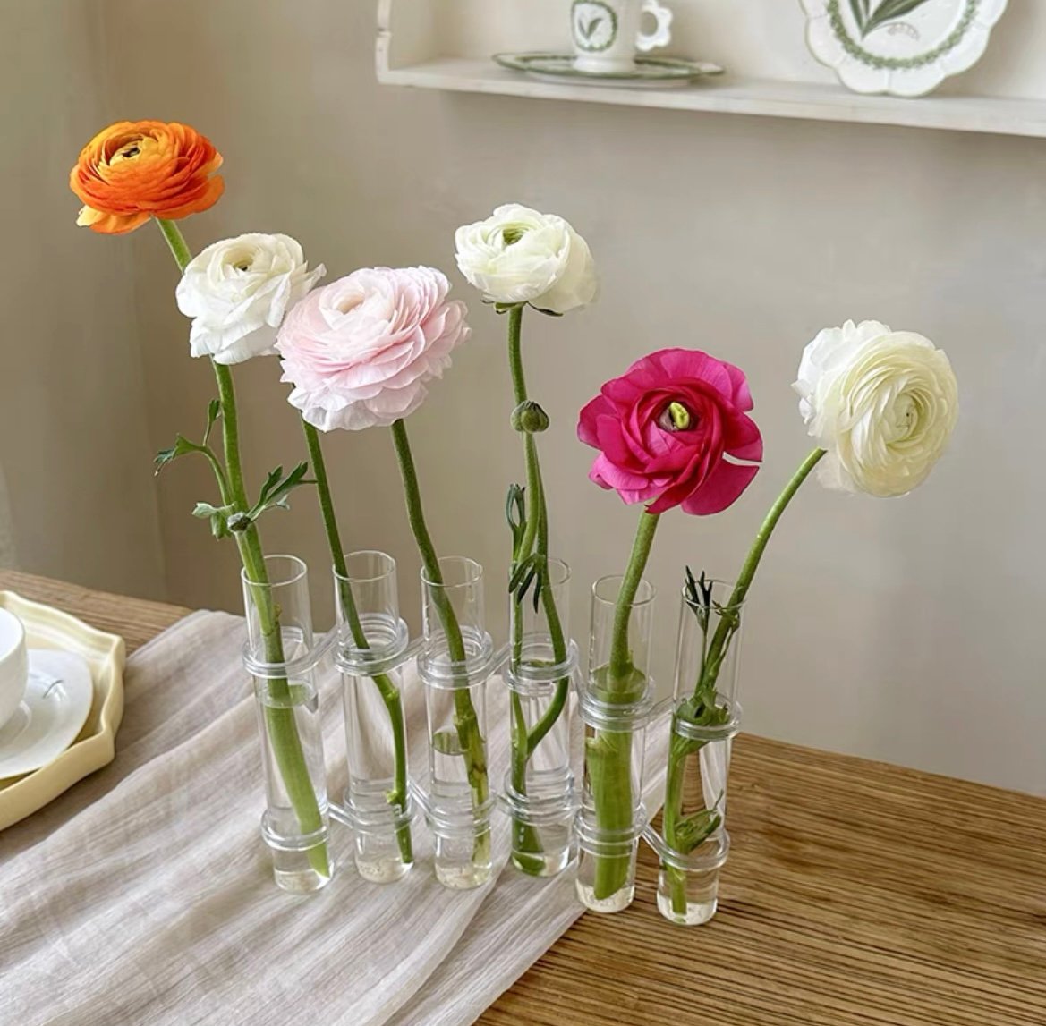 FlexiVase™ – Test Tube Flower Glass Vases