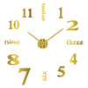LucentAura™ 3D Wall Clock – Transform Your Room with Silent Elegance and Captivating Depth
