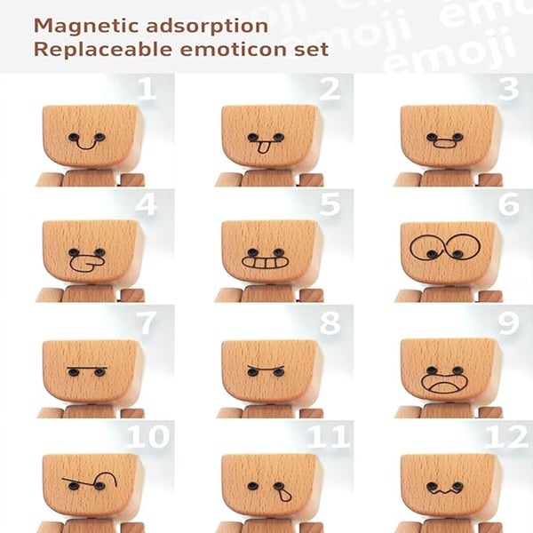 JoyTwig™ – Bring Your Mood to Life with Cheerful Wooden Motion