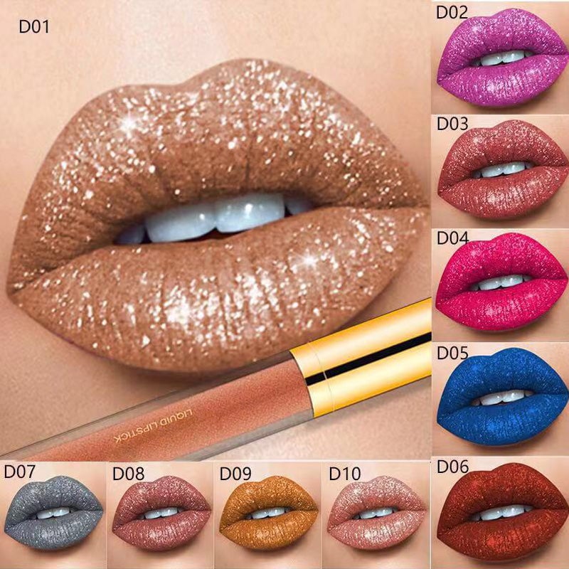 1+1 Free | GlitzLuxe™ Diamond Glitter Lipstick