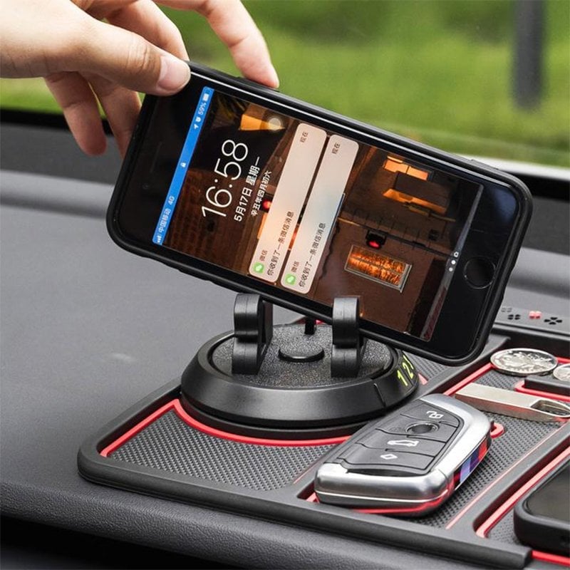 GripMatic™ – Ensures your phone stays secure, preventing sliding and distractions while Driving