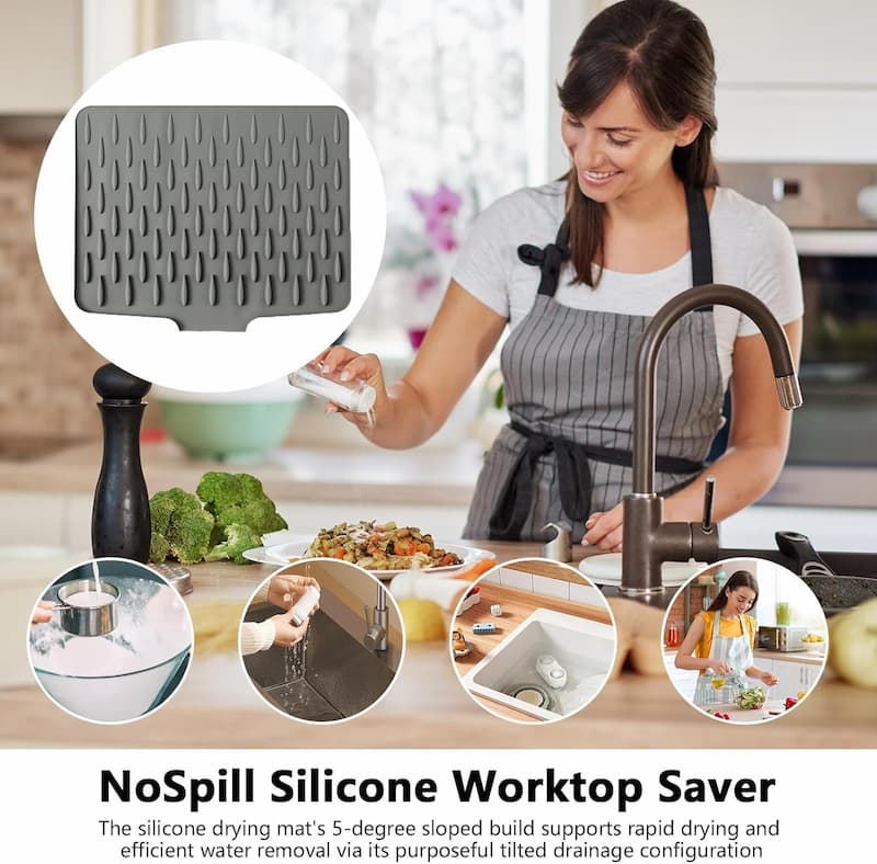 DryEase™ – Keeps Work Surfaces Dry, Safe from Hot Pots, and Protects Dishes