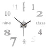 LucentAura™ 3D Wall Clock – Transform Your Room with Silent Elegance and Captivating Depth