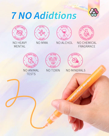 Nailpen™ - Vibrant Waterproof Graffiti Pen Set – 12 Colors for Creative Artists