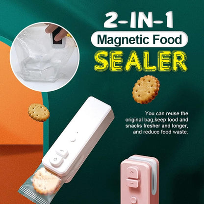 1+1 FREE | FreshLock™ 2-in-1 Magnetic Food Sealer