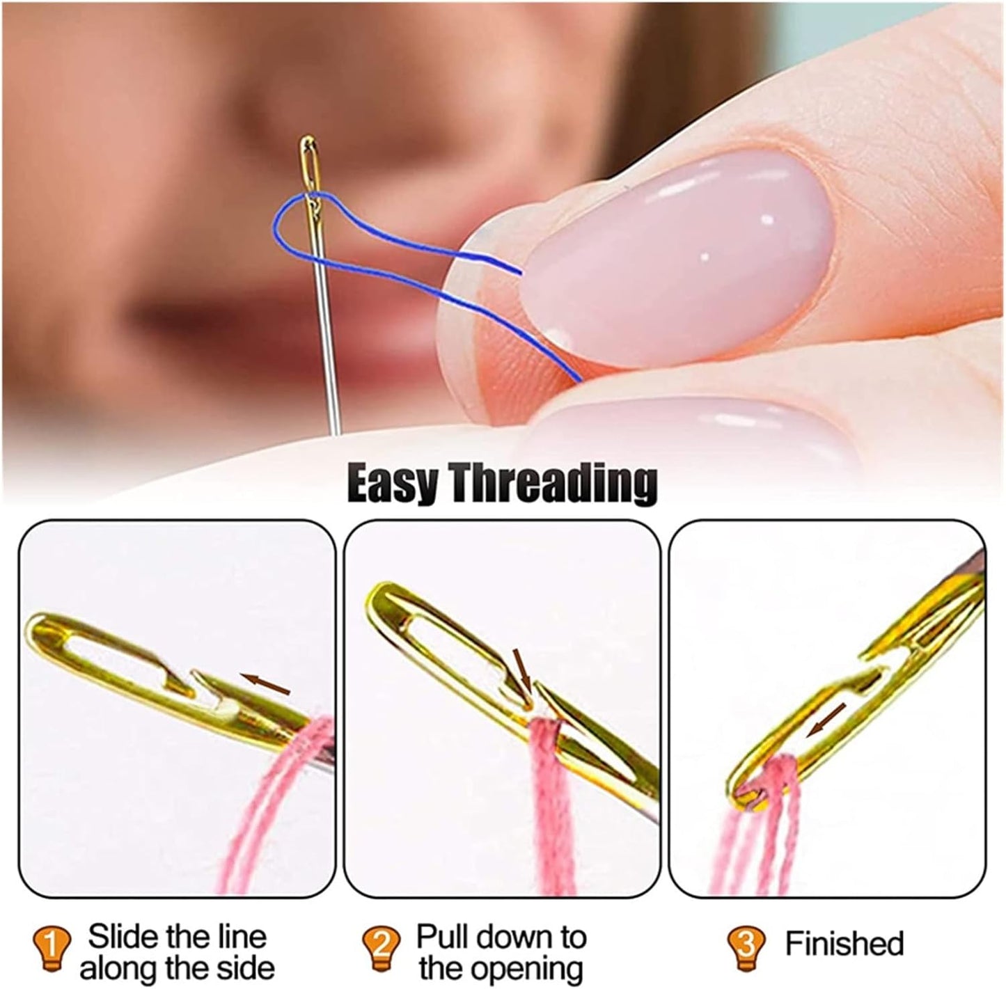 AutoNeedle™ - Self-threading Needles For Effortless And Precise Sewing!