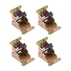 FlexiLift™ Flip Hinge Brackets (4 pieces) – Discover Hidden Space and Live Clutter-Free