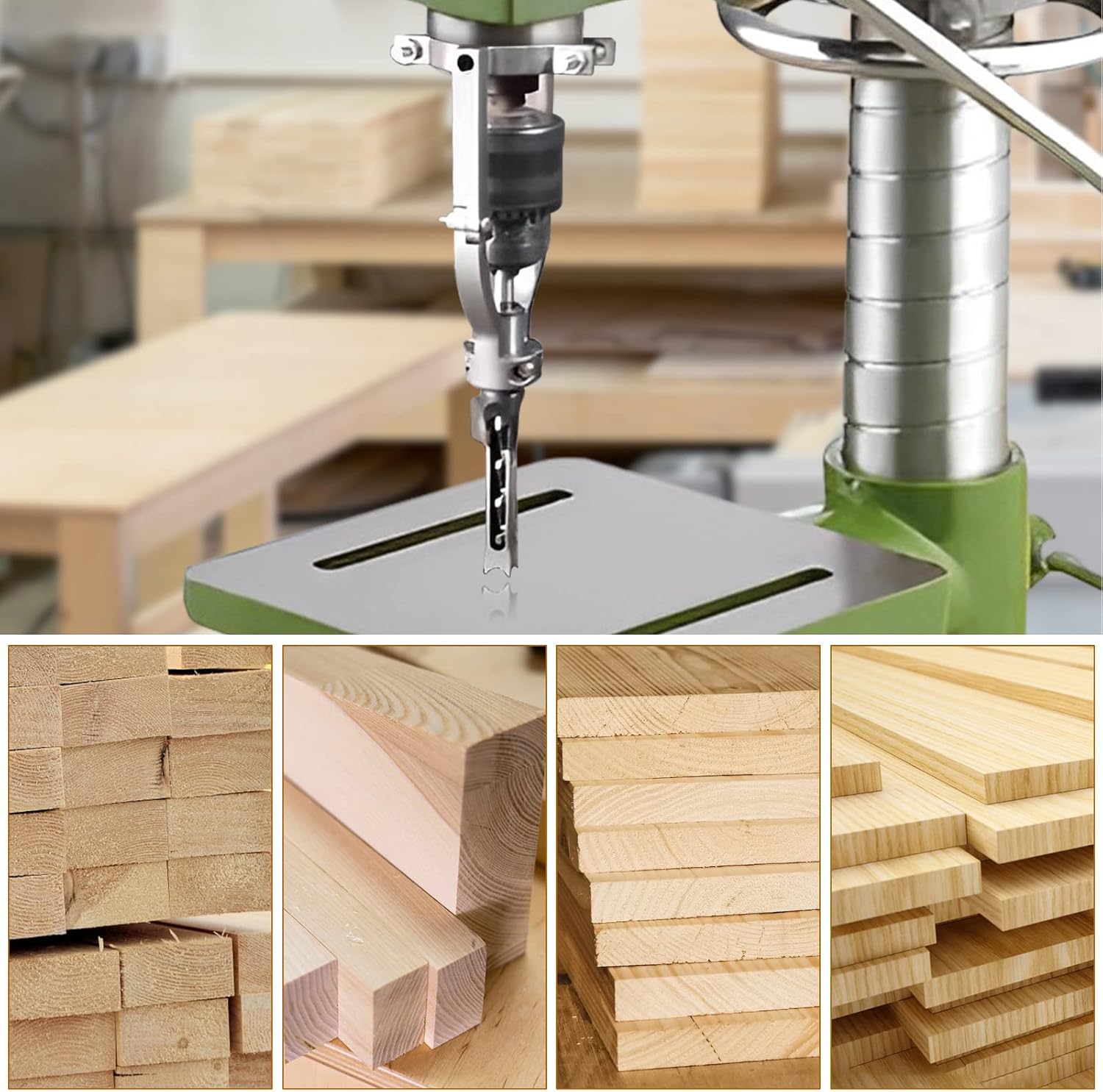 MasterCraftPro™ Adapter and Chisel Set – Quickly achieve perfect joints and reclaim your leisure time