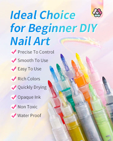 Nailpen™ - Vibrant Waterproof Graffiti Pen Set – 12 Colors for Creative Artists