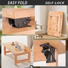 FlexiLift™ Flip Hinge Brackets (4 pieces) – Discover Hidden Space and Live Clutter-Free