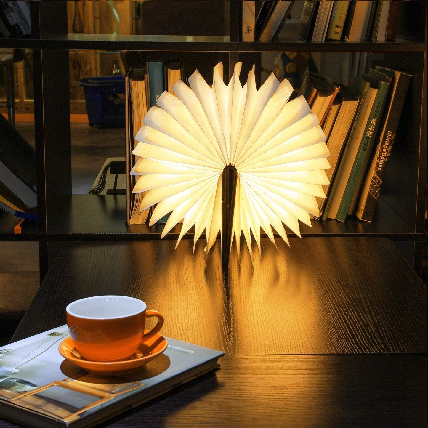 LumiFold™ - Folding Bedside Lamp For Turning Pages