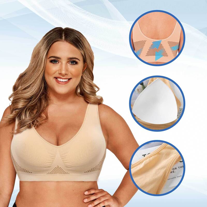 1+1 FREE | Seamless™ Extra-Elastic Comfortable Breathable Seamless Wireless Bra
