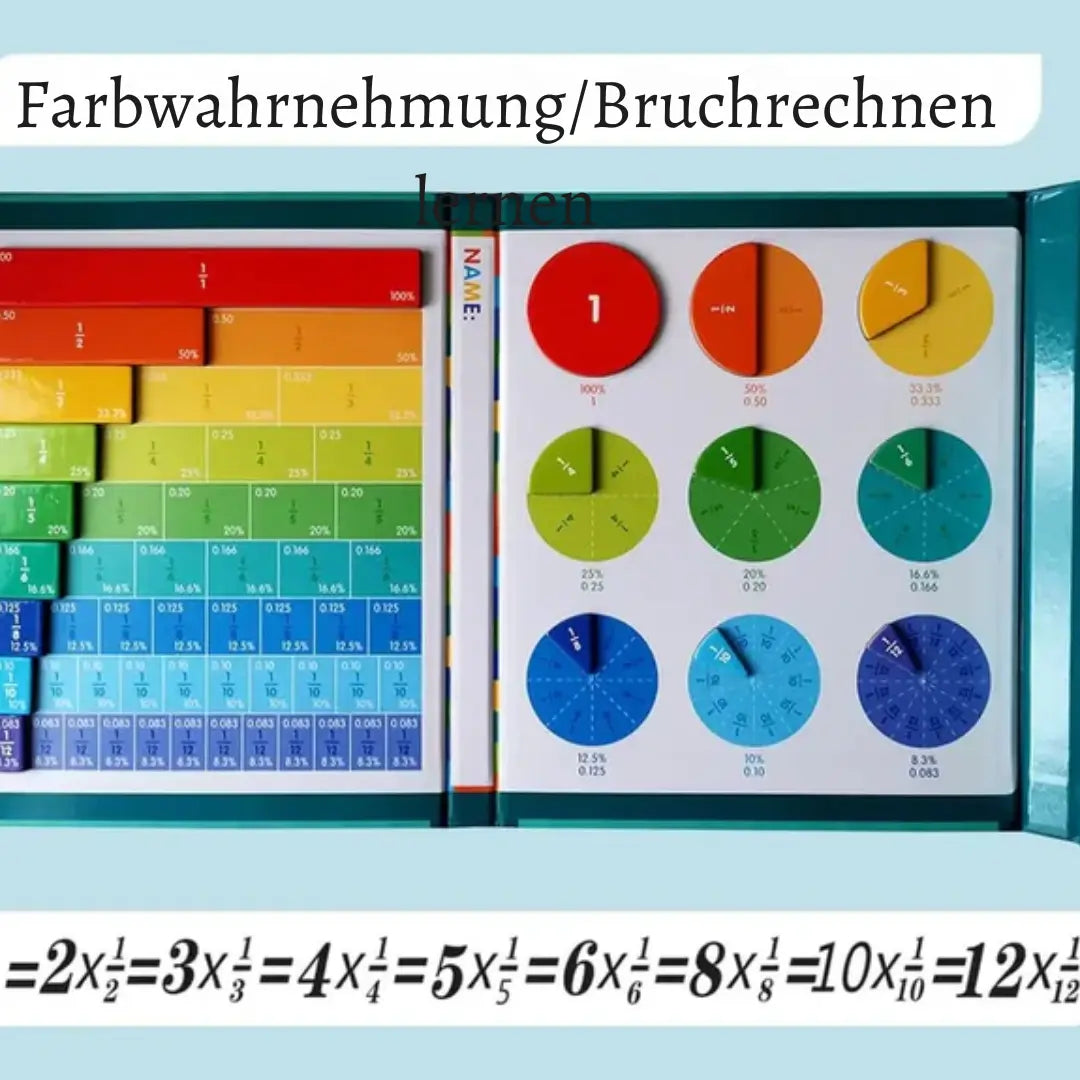 Magnetic Math Set™ – Understand Fractions and Build Confidence