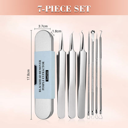 DermaTool™ – Stainless Steel Blackhead Removal Tool Set