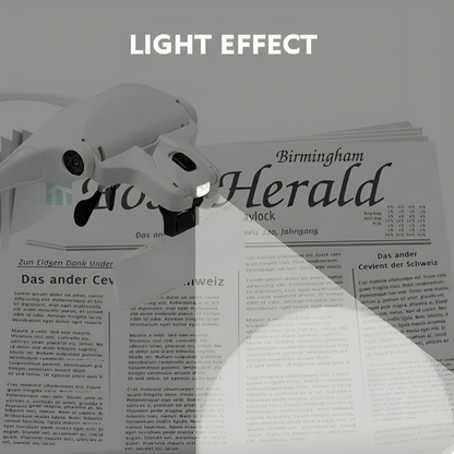 ZoomLux™ - Magnifying LED Headband Light