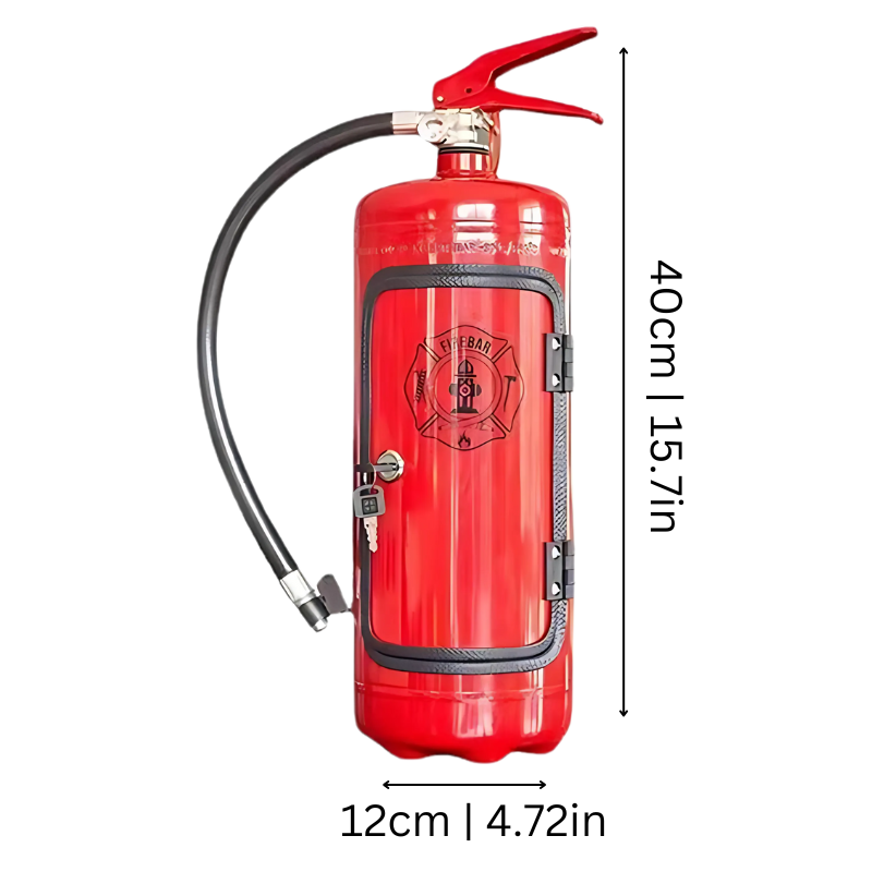 ExtinBar™ – Liquor Container In Fire Extinguisher Shape