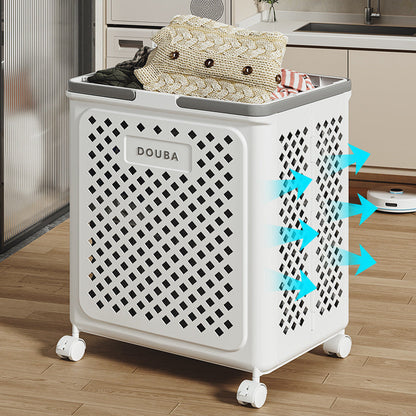 RollFold™ - The Foldable Laundry Basket With Wheels For Effortless Transport!