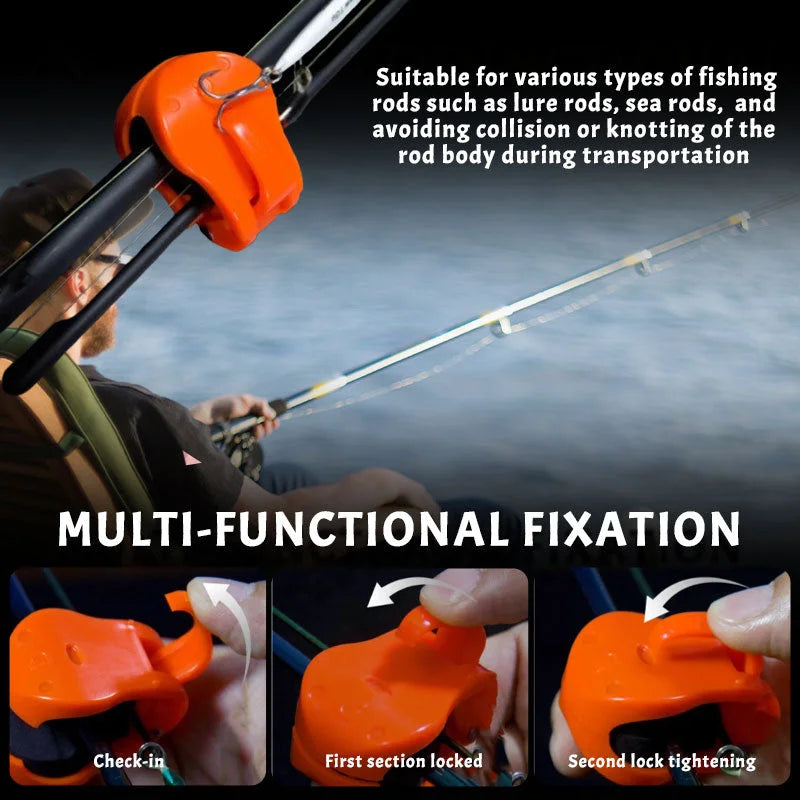 2+2 FREE | RodGrip™ — Keep Your Rods Secure, Tangle-Free, and Ready to Fish