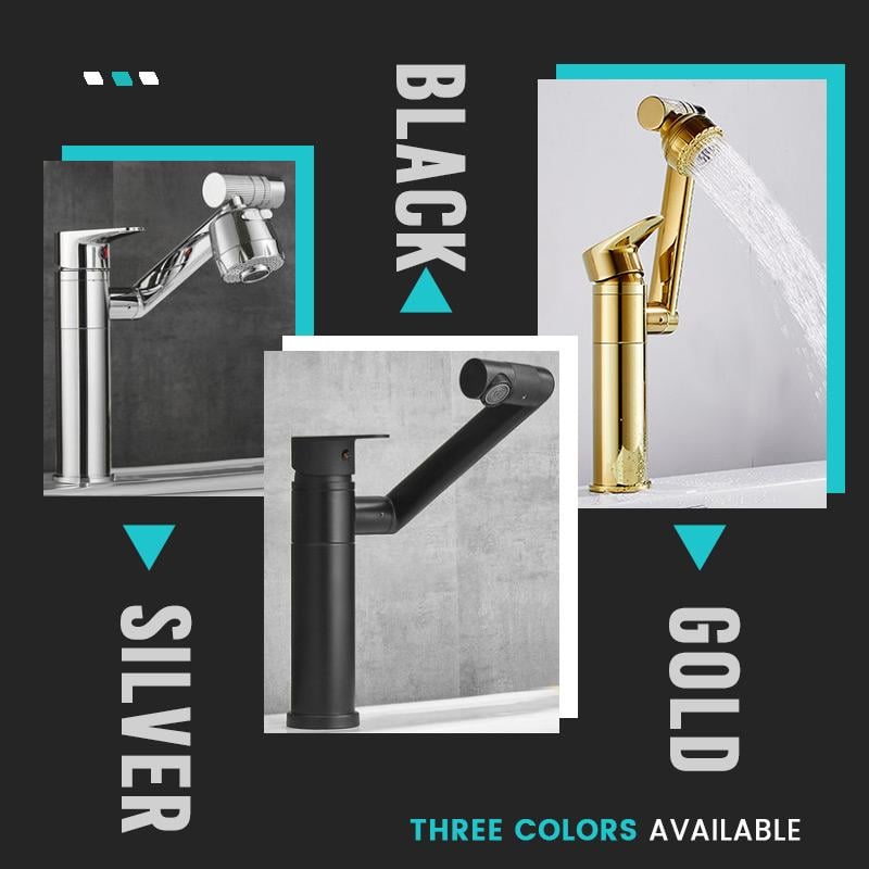 HydroGlide™ 1080 Swiveling Faucet — Rotate 1080° For Ultimate Convenience