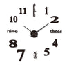 LucentAura™ 3D Wall Clock – Transform Your Room with Silent Elegance and Captivating Depth