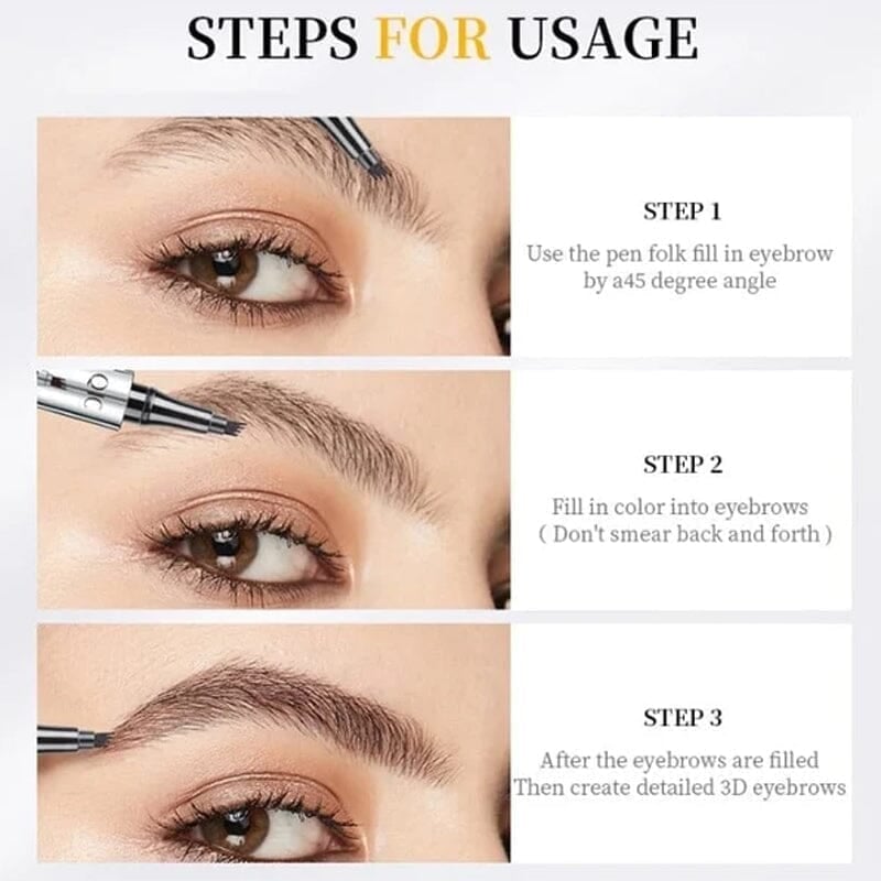 1+1 FREE | 3D Waterproof Microblading Eyebrow Pencil™ — For Thick, Natural Brows That Stay Pain-Free All Day
