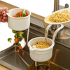 FlowEase™ Compact Drying Basket – Catches Food Scraps Fast To Prevent Drain Blockages Easily