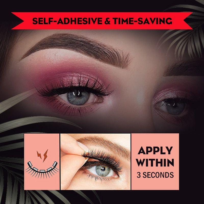 LumaLuxe™ — Transform Your Look Fast with Self-Adhesive, Reusable Lash Bands