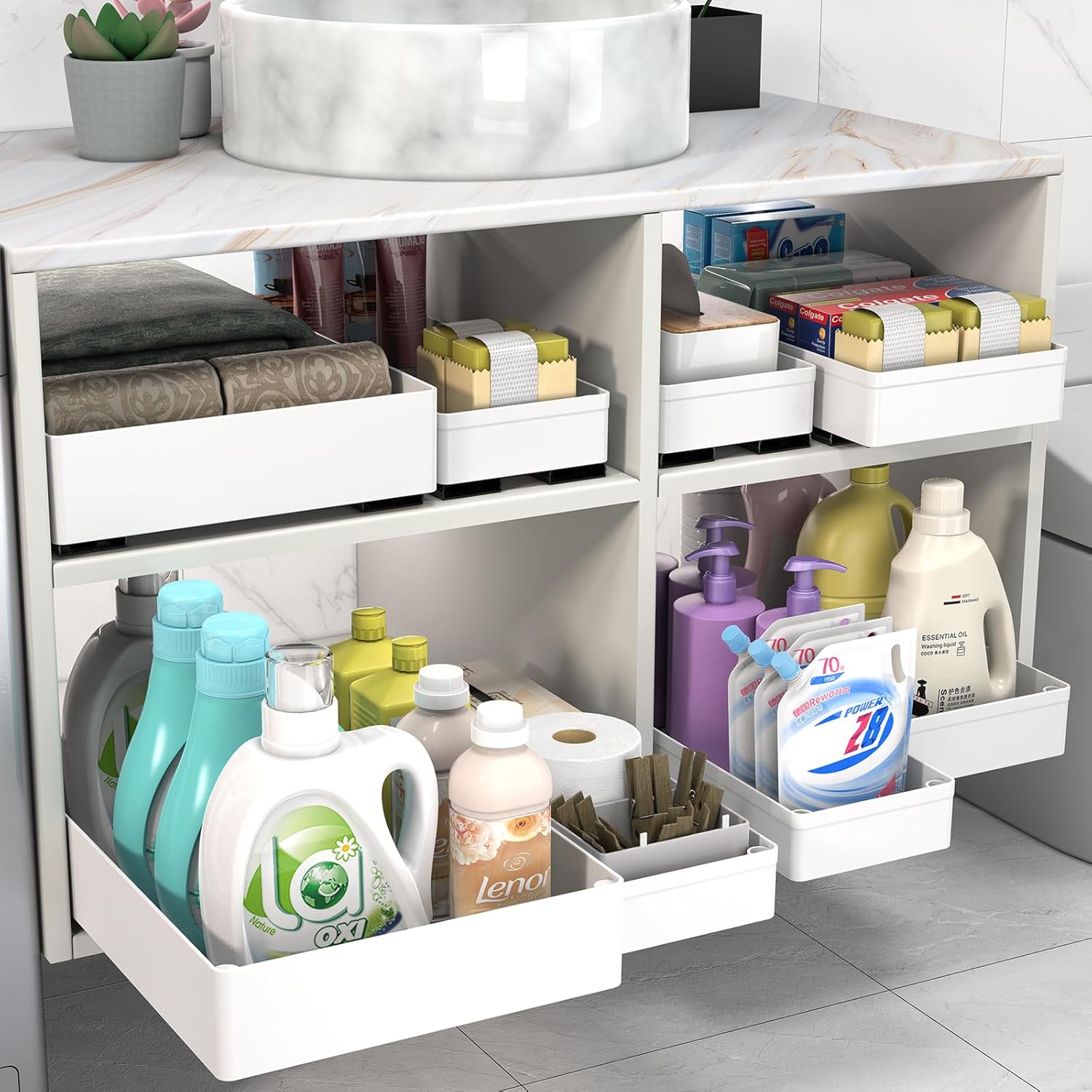 GlideNest™ — Hidden Closet Space Release for Instant Organization and Calm