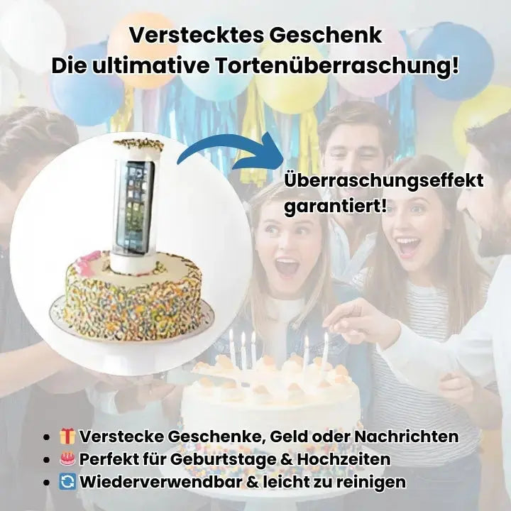 WonderSurprise™ — Offers a safe and reusable way to hide surprises inside your Cakes