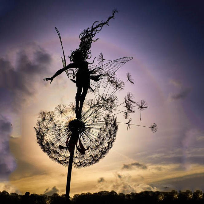 Celestara™ Fairy Sculpture – Ignite Endless Magic and Serenity in Your Garden