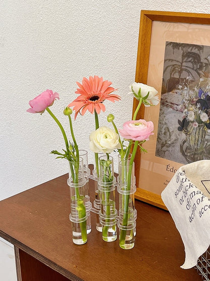 FlexiVase™ – Test Tube Flower Glass Vases