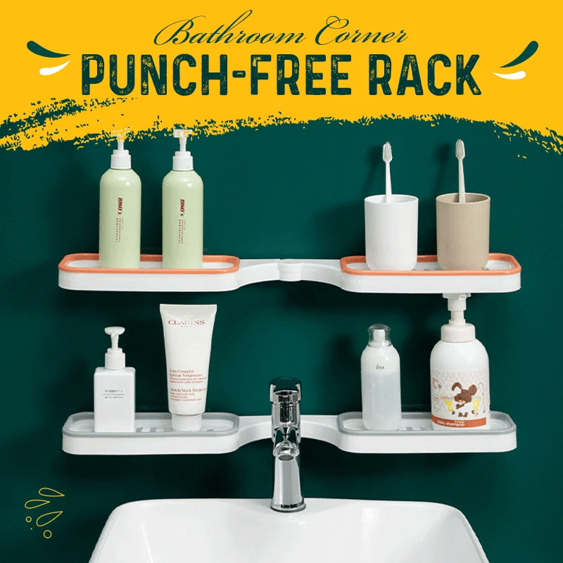 AquaSpin™ Eck Organizer — Transform any corner of your bathroom into effortless, dry, mold-free storage