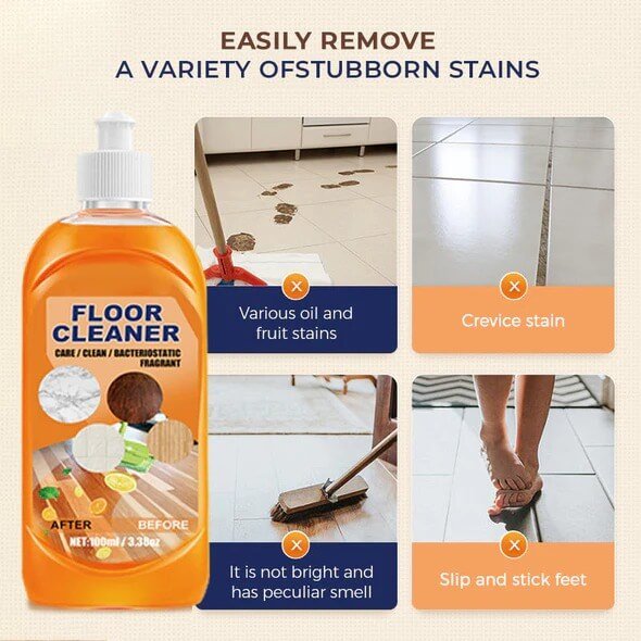 1+1 FREE | EasyClean™ Orange Floor Decontamination Cleaner