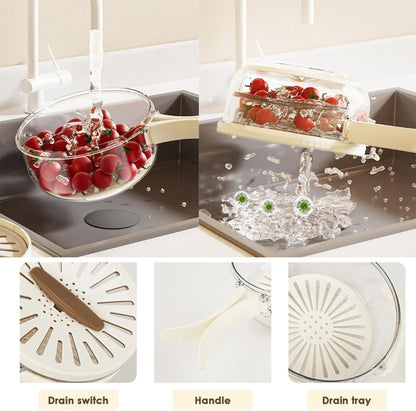 FruitWash™ - 2-in-1 Draining And Storage Basket