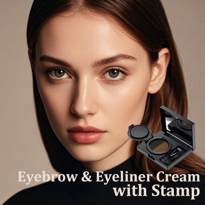 1+1 Free | BrowLiner™ Two-tone Eyebrow And Eyeliner Cream