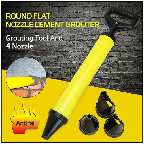 Cement Gun™ - cement-lime sprayer and 4 nozzles