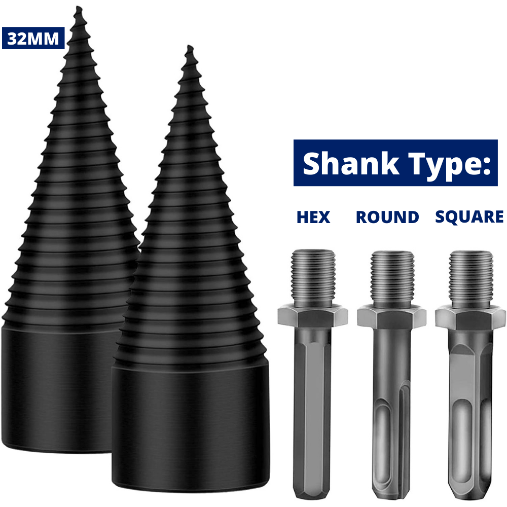 Shank™ - firewood splitting bit