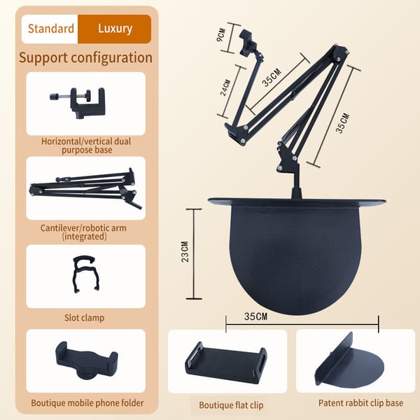 Phone and tablet holder – endless flexibility for your comfort
